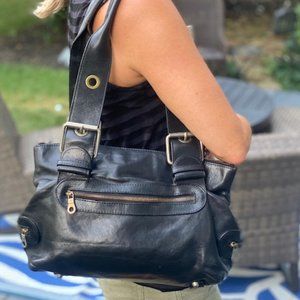 Authentic Chloe Black Leather Bag